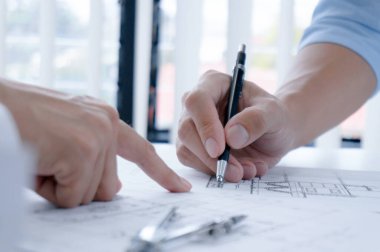 Meslektaşlar İçişleri Tasarımcısı Şirket Başarı Planlama Tasarımı Pusulalı Plan Takım Çalışması Konsepti