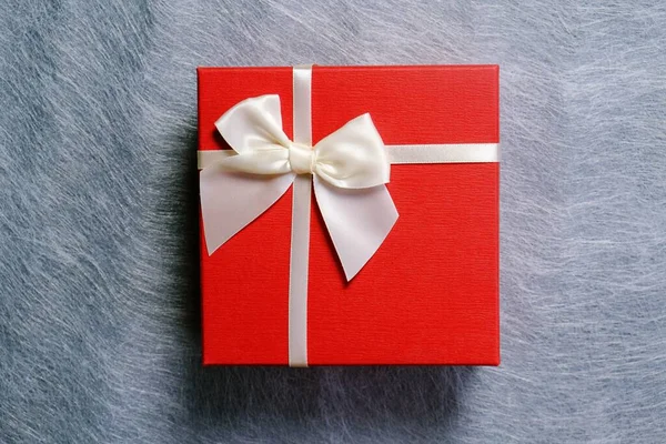 Woman Taking Gift Box Out Parcel — Stock Photo, Image