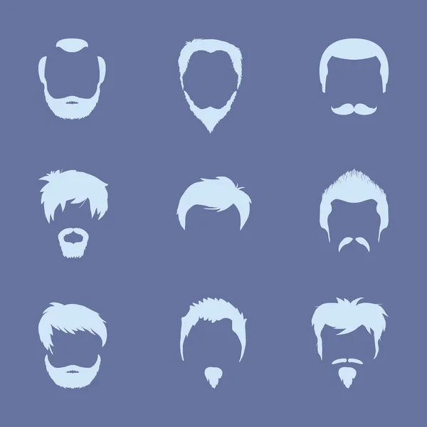 Set of hairstyles — Stock Vector