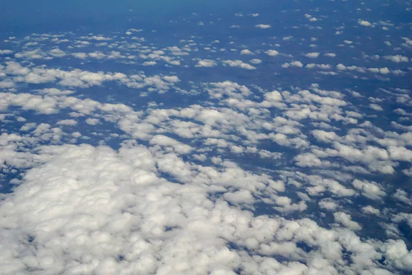 Cielo Las Nubes Vista Vista Ventana Del Avión —  Fotos de Stock