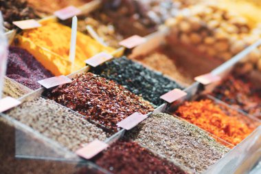 Geleneksel Türk tatlı - rahat lokum lokum şekerleme mağaza vitrin olarak da bilinir.