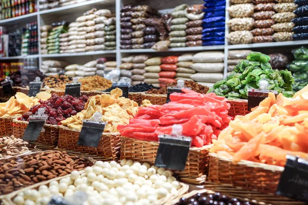 Sobremesa Turca Tradicional Rahat Lokum Também Conhecido Como Deleite Turco — Fotografia de Stock