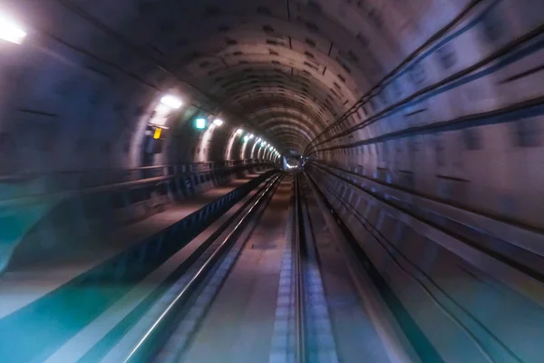 Borroso Color Cromático Túnel Coche Tráfico Desenfoque Movimiento Movimiento Desdibuja —  Fotos de Stock