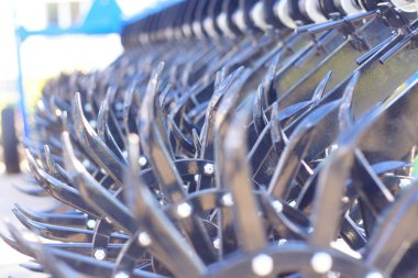 Tarım iş traktöre yaprak.