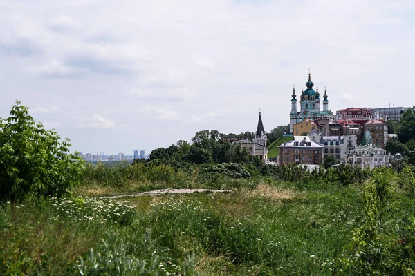 -Andrieskerk. Kiev, Oekraïne. Kiev, Oekraïne — Stockfoto