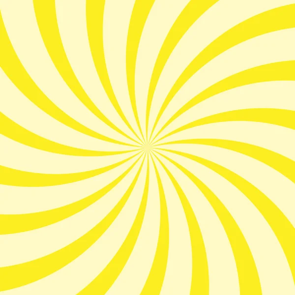 Sommar Solljus Bakgrund Ljusgul Färg Sprack Bakgrund Vektorillustration Sun Beam — Stock vektor