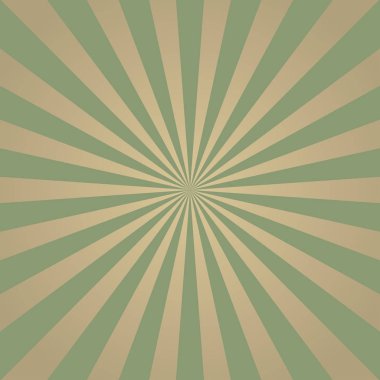Güneş ışığı retro soluk grunge arka plan. kirli yeşil ve bej renk arka plan patladı. Vektör çizim. Güneş ışını ray arka plan. Eski bir kağıt. Vintage tarzı.