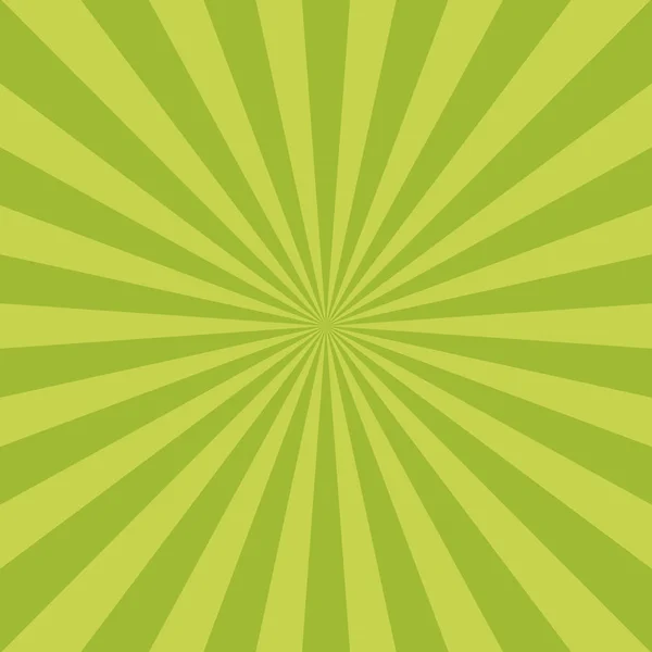 Sunlight Abstract Background Green Color Burst Background Vector Illustration Sun — Stock Vector