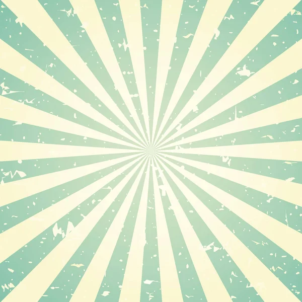 Lumière Soleil Fond Grunge Décoloré Rétro Fond Éclat Couleur Verte — Image vectorielle