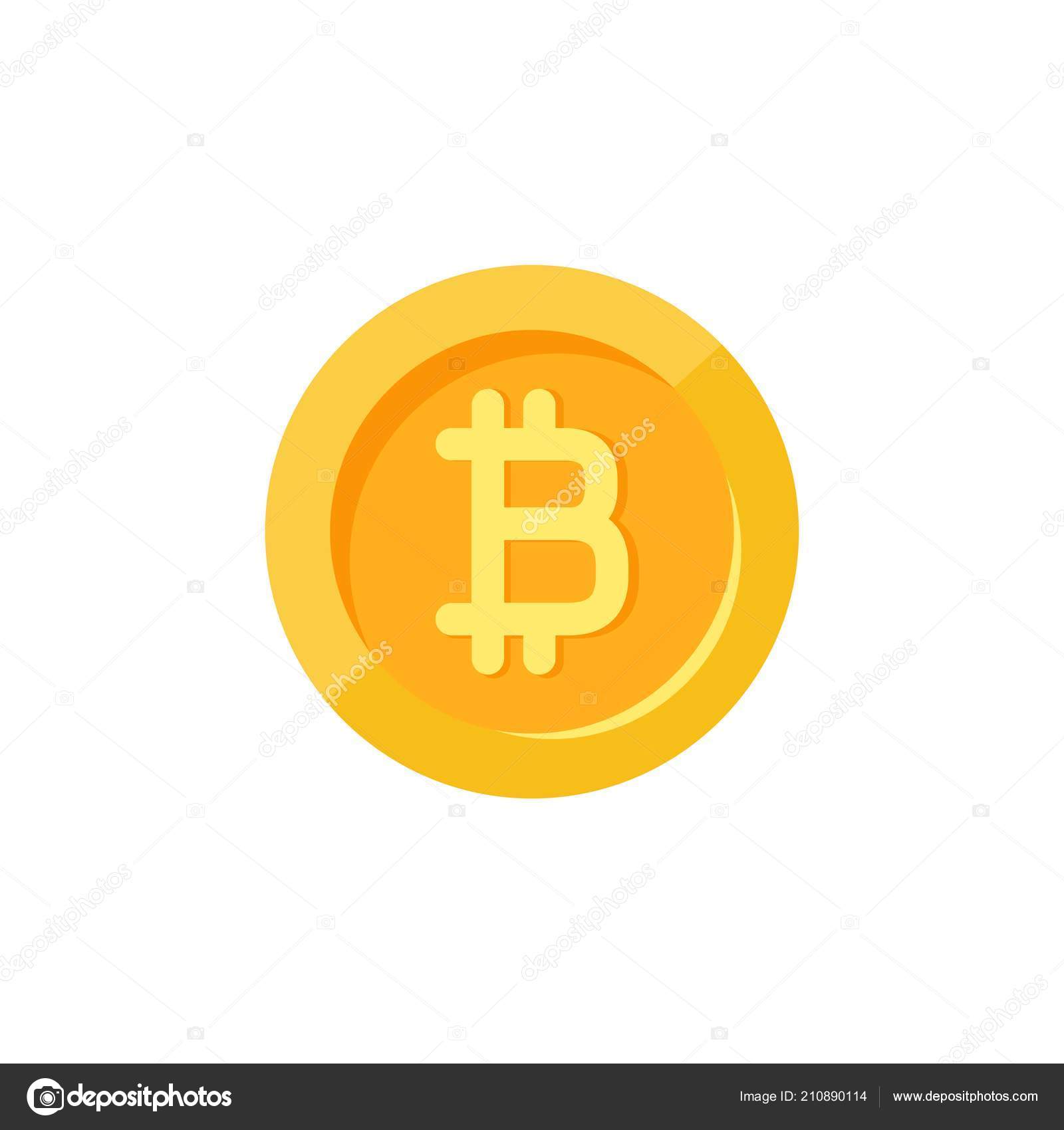 Bitcoin 기호입니다 아이콘 절연입니다 디지털 돈입니다 온라인 일러스트입니다 암호화 인터넷 스톡 벡터 - ©NeMaria  210890114