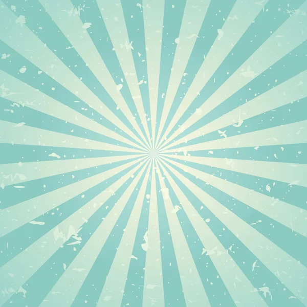 Luz del sol retro se desvaneció fondo grunge. color verde y beige estalló fondo. Ilustración vectorial . — Vector de stock