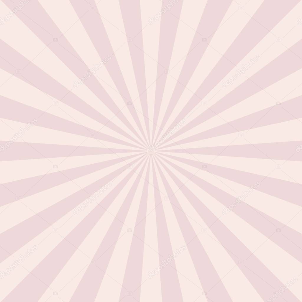 Sunlight abstract background. Pink color burst background. Vector illustration. Sun beam ray sunburst pattern background. Retro bright backdrop. starburst wallpaper