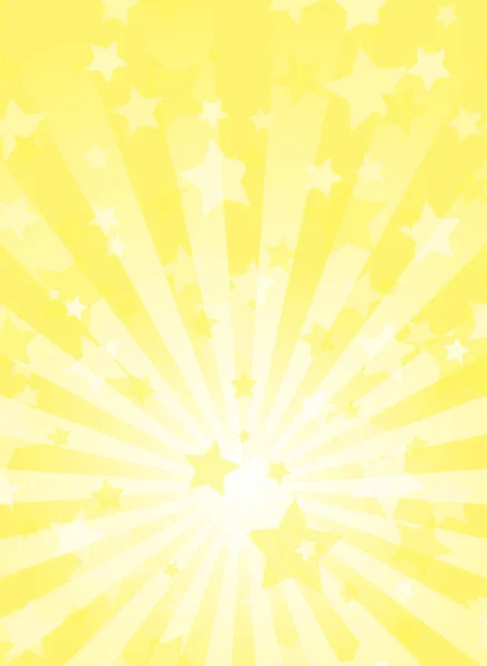 Fondo Vertical Luz Solar Color Amarillo Dorado Revienta Fondo Con — Vector de stock