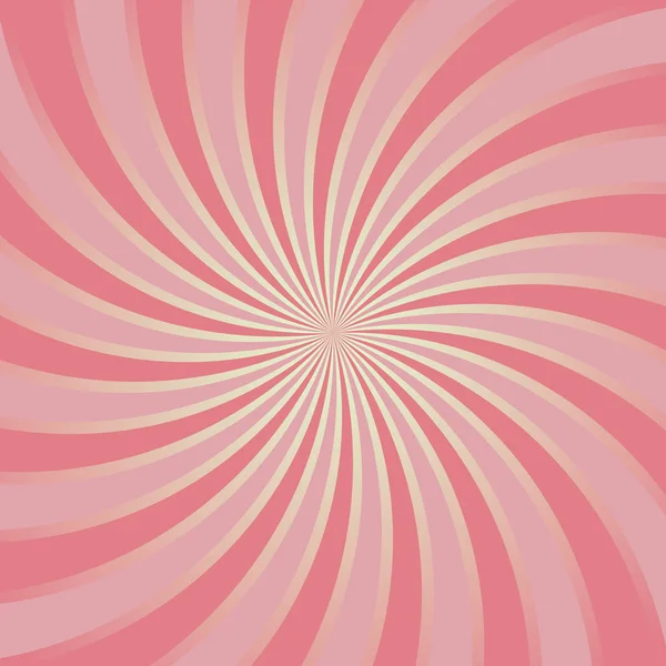 Luz solar espiral fondo abstracto. rosa y amarillo estallido fondo . — Vector de stock