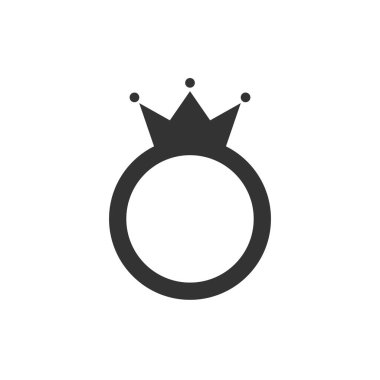 Beyaz arkaplanda taç ile izole edilmiş metin çerçevesi. Kraliyet, lüks, VIP, birinci sınıf tabela. Kazanan ödül. Sihirli, peri masalı prenses klipsi sanatı. Vektör illüstrasyonu.