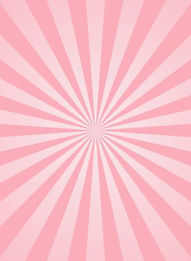 Güneş ışığı dikey arkaplan. Pembe renk patlama arkaplanı. Vektör çizimi. Güneş ışını güneş patlaması desenli arka plan. Retro sirk arka planı. yıldız patlaması duvar kağıdı, poster, pankart