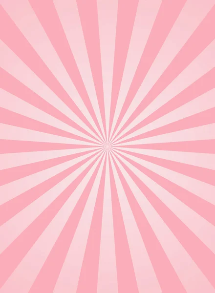 Sonnenlicht Vertikalen Hintergrund Rosa Farbe Platzte Hintergrund Vektorillustration Sonnenstrahl Sonneneruptionsmuster — Stockvektor