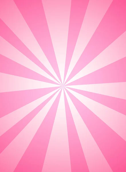 Sonnenstrahlen Hintergrund Rosa Und Weiße Farbe Platzte Hintergrund Vektorillustration Sonnenstrahl — Stockvektor