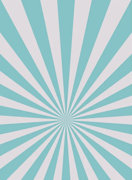 日光のレトロな垂直背景 青と灰色のバーストの背景 ファンタジーベクトルイラスト 魔法の太陽光線パターンの背景 古い紙のスターバースト サーカスのポスターやプラカード — ストックベクタ