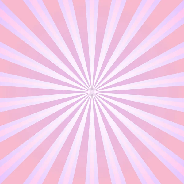Rayons Soleil Fond Fond Éclaté Couleur Rose Blanche Illustration Vectorielle — Image vectorielle