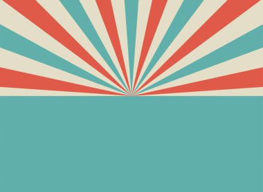 Güneş ışığı retro soluk grunge posteri. ---------------------- renk patlaması arka planı. Vektör çizimi. Güneş ışını arka planı. Enkaz parçalarıyla benekli eski bir kağıt parçası. Eski tarz.