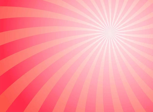 Sonnenlicht Spirale Abstrakten Hintergrund Rote Strudel Platzen Hintergrund Vektorillustration Sonnenstrahl — Stockvektor