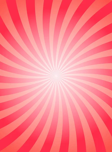 Солнечный Свет Спиральный Абстрактный Фон Красный Вихрь Лопнул Фон Векторная — стоковый вектор