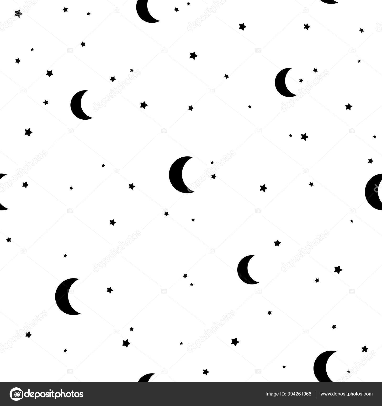 无缝图案黑色星群星月在白色背景上呈新月形矢量图解银河背景纸包装用宇宙纹理 图库矢量图像 C Nemaria 无缝图案黑色星群星月在白色背景上呈新月形矢量图解银河背景纸包装用宇宙纹理 图库矢量图像 C Nemaria