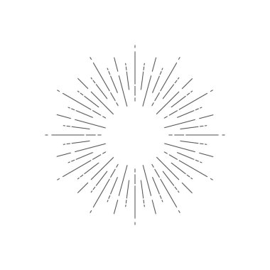 Işık ışınları çerçevesi. Parlak arka plan. Parlak bir kıvılcım. Vektör çizimi. Güneş ışını güneş patlaması arkaplanı.