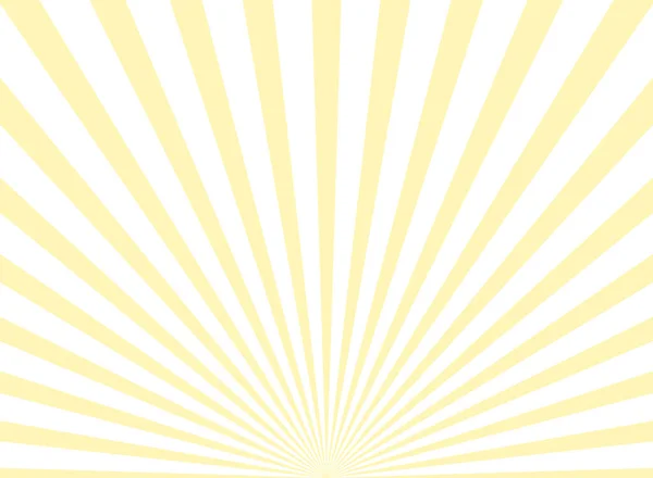 阳光的抽象背景 粉状黄色突起背景 矢量图解 太阳光射出墙纸 复古背景 马戏团海报或海报 — 图库矢量图片