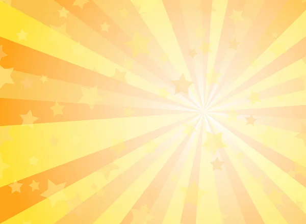 Fondo Horizontal Luz Solar Color Amarillo Polvo Estalló Fondo Con — Vector de stock