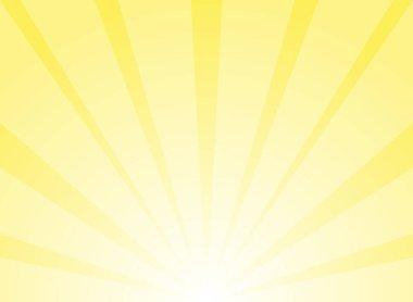 Güneş ışığı dikey arkaplan. Parlak yıldızlı sarı renkli arka plan. Vektör çizimi. Güneş ışını güneş patlaması desenli arkaplan. Sihirli parlak poster, afiş