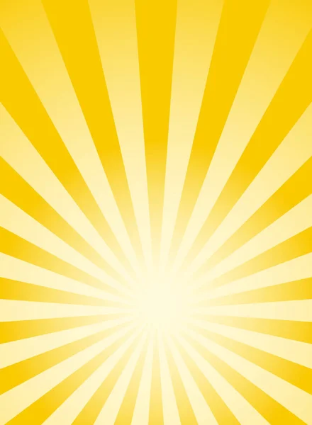 Sonnenlicht Vertikalen Abstrakten Hintergrund Gold Gelb Platzte Hintergrund Vektorillustration Sonnenstrahl — Stockvektor