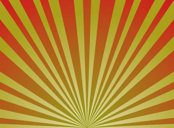 Lumière Soleil Fond Horizontal Fond Éclaté Couleur Rouge Verte Illustration — Image vectorielle