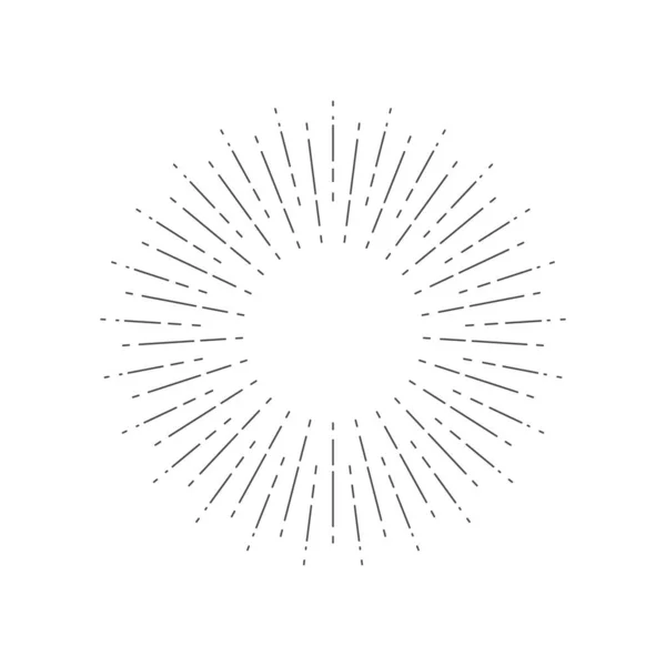 Ljusstrålarnas Ram Shine Brast Bakgrund Strålande Gnista Vektorillustration Sun Beam — Stock vektor