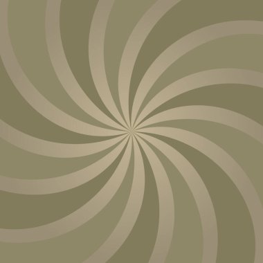 Güneş ışığı soyut arkaplan. Çikolata rengi arka planda patlamış. Retro vektör çizimi. Güneş ışını güneş patlaması desenli arka plan. Retro spiral arkaplan.
