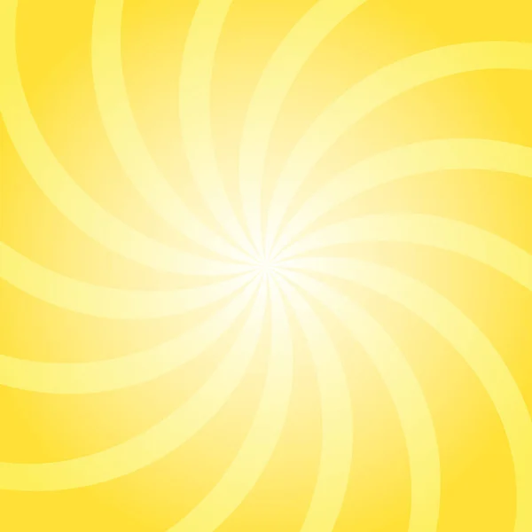 夏日阳光背景亮黄色突起的背景 矢量图解 太阳光射束模式背景 复古明亮的背景 — 图库矢量图片