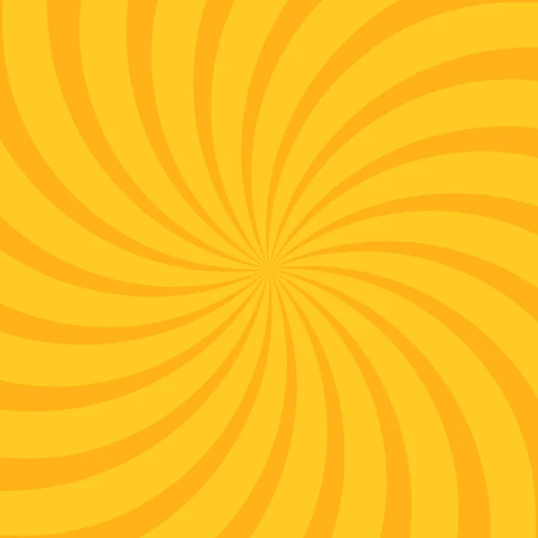 夏の日差しの背景 明るいオレンジ色のバーストの背景 ベクトルイラスト 太陽光線のバーストパターンの背景 レトロな明るい背景 — ストックベクタ