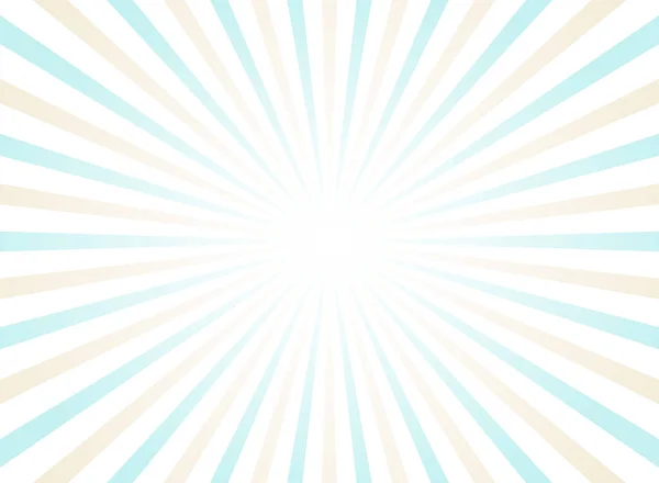 Rayons Soleil Fond Poudre Bleu Beige Couleur Fond Éclaté Illustration — Image vectorielle