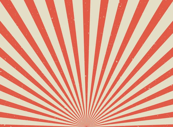 Ηλιακό Φως Ρετρό Ξεθωριασμένο Φόντο Grunge Κόκκινο Και Μπεζ Χρώμα — Διανυσματικό Αρχείο