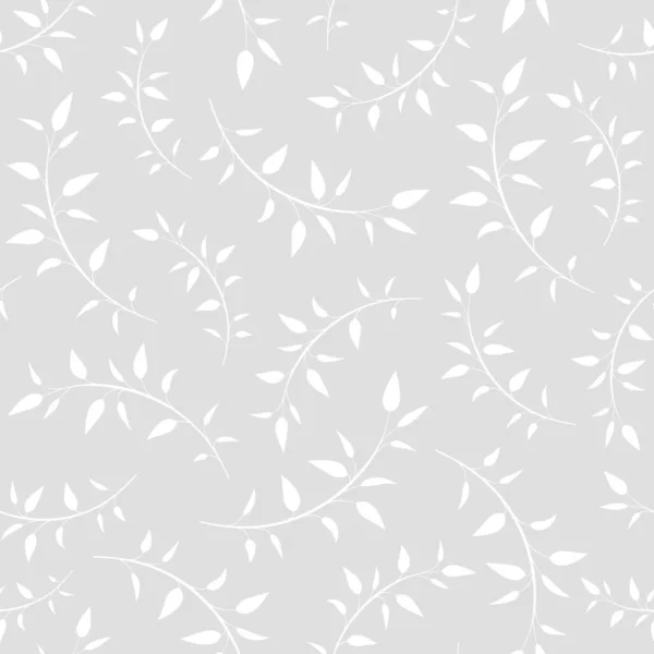 Motif Floral Sans Couture Texture Répétée Brindilles Rameaux Branches Élégantes — Image vectorielle