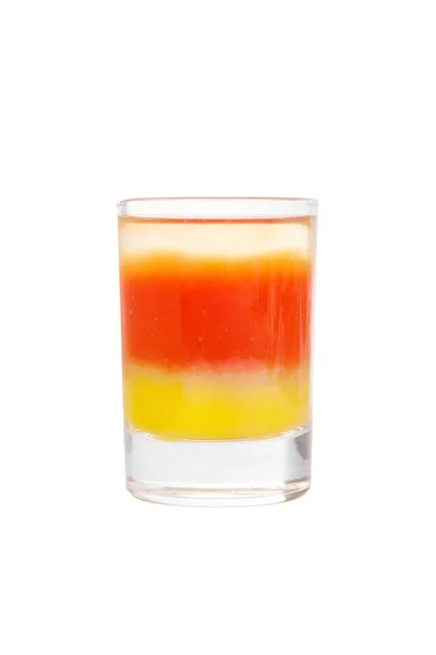 Colpo di cocktail isolato bianco — Foto Stock