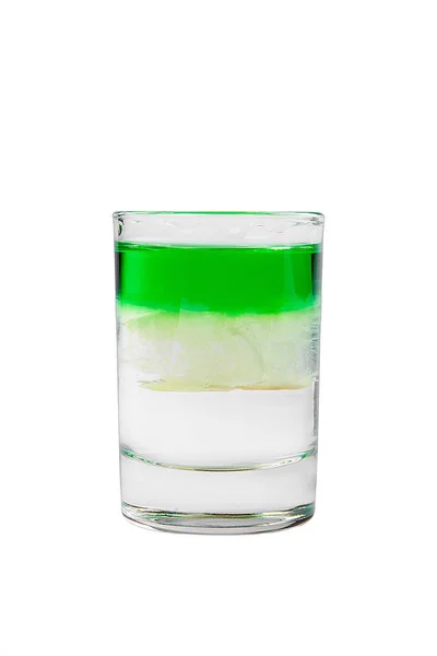 Shot of cocktail isolated white — Stock Photo, Image