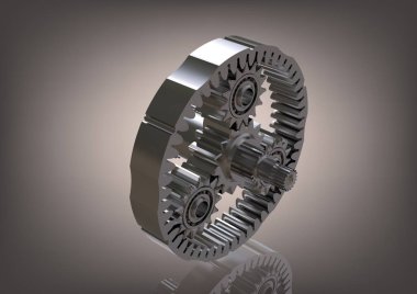 Bir gri simli gezegensel dişli