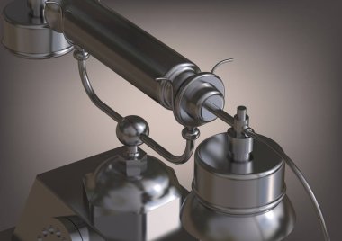 Bir gri simli telefon