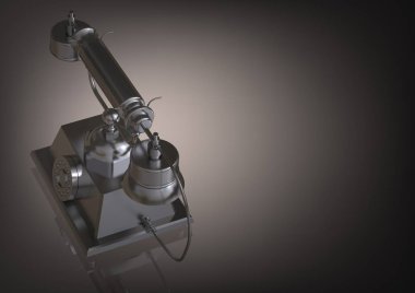 Bir gri simli telefon