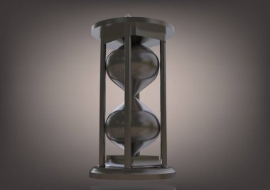 Bir gri simli kum saati