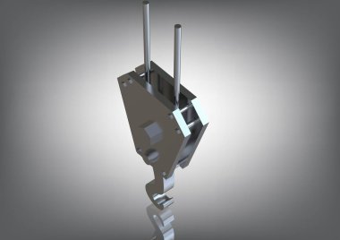 Vincin bir gri gümüş kanca