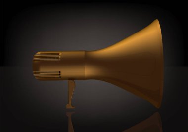 Bir siyah altın hoparlör