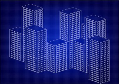 Beyaz gelecekçi gökdelenler